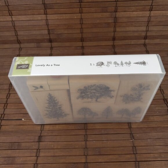 Stampin Up Lovely As A Tree 6 Rubber Stamp Set - Picture 5 of 5
